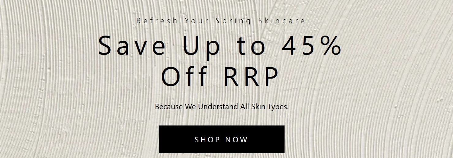 Save up to 45% off selected products at Allbeauty