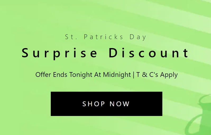 St Patrick's Days Surprise Discount at Allbeauty