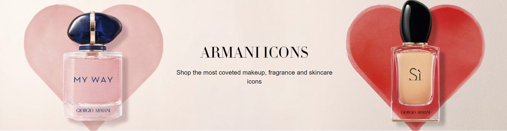 20% off selected Armani products