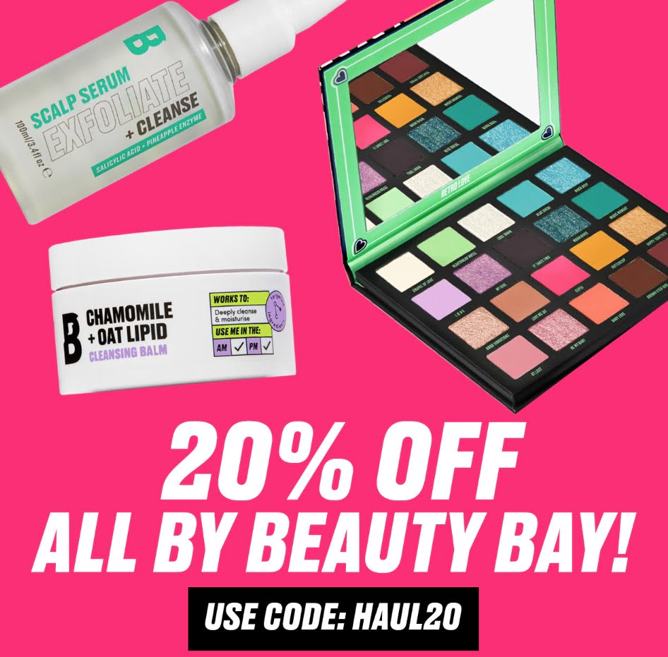 20% off all by BEAUTY BAY