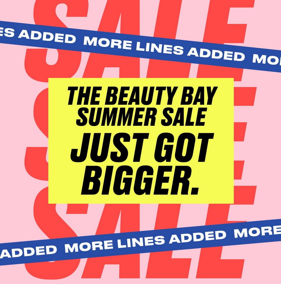 Up to 40% off summer sale at BEAUTY BAY