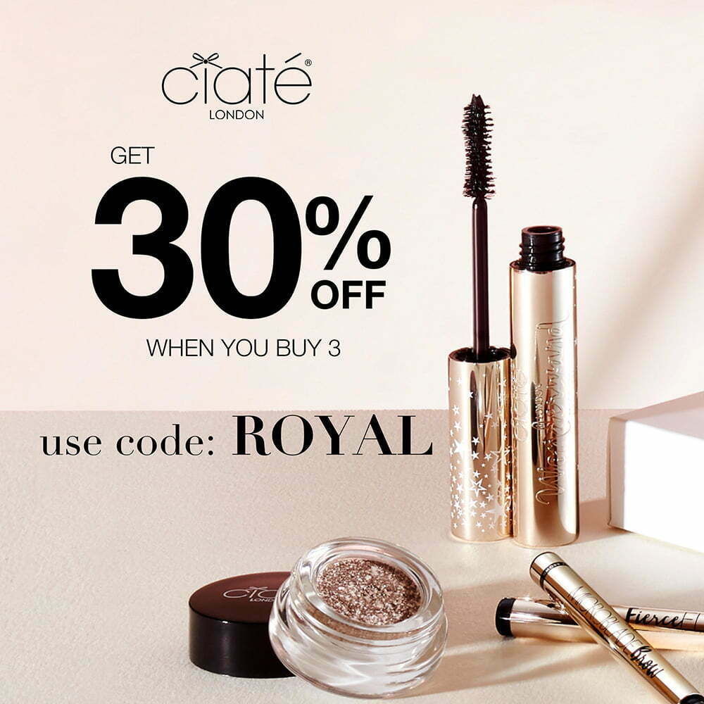Save 30% when you buy 3 at Ciate