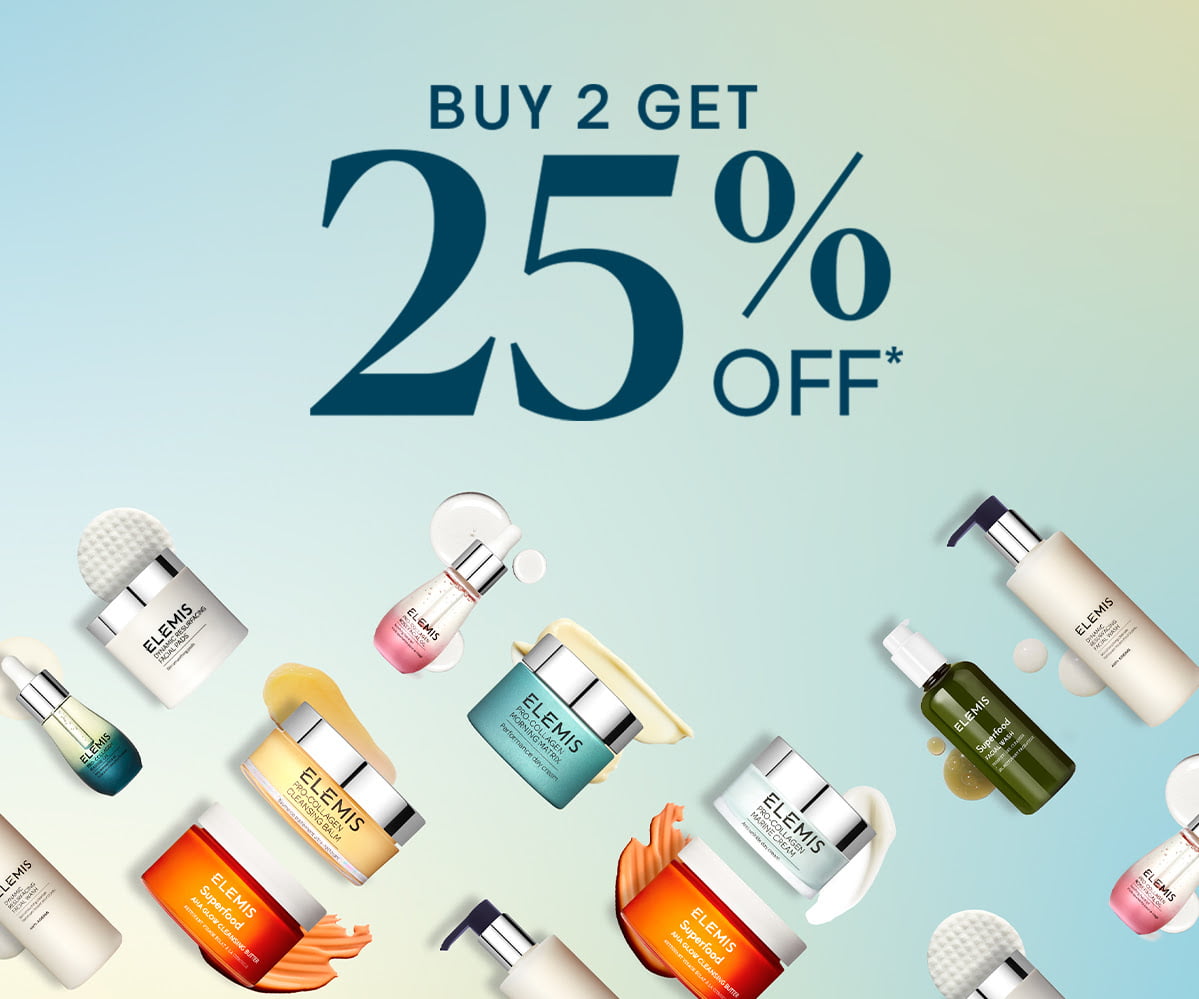 25% off when you purchase any two products at Elemis