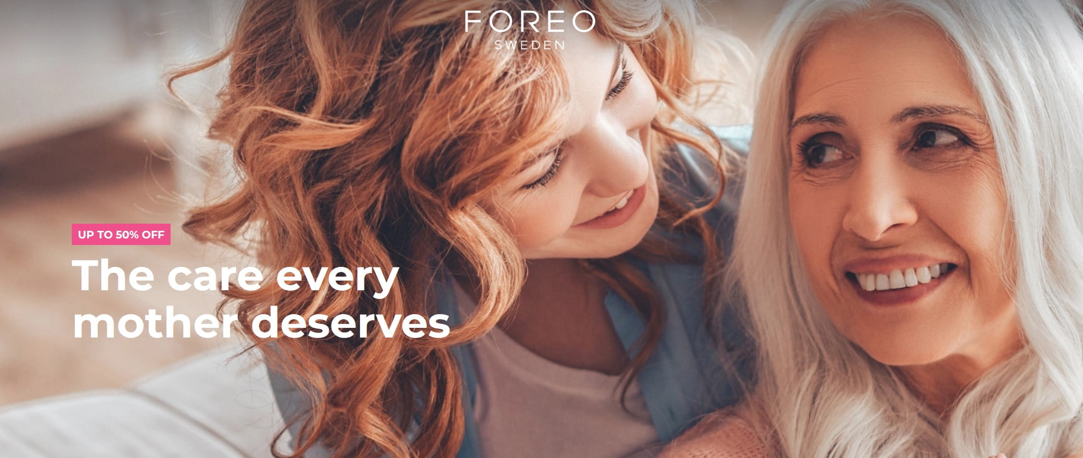 Up to 50% off sale at Foreo