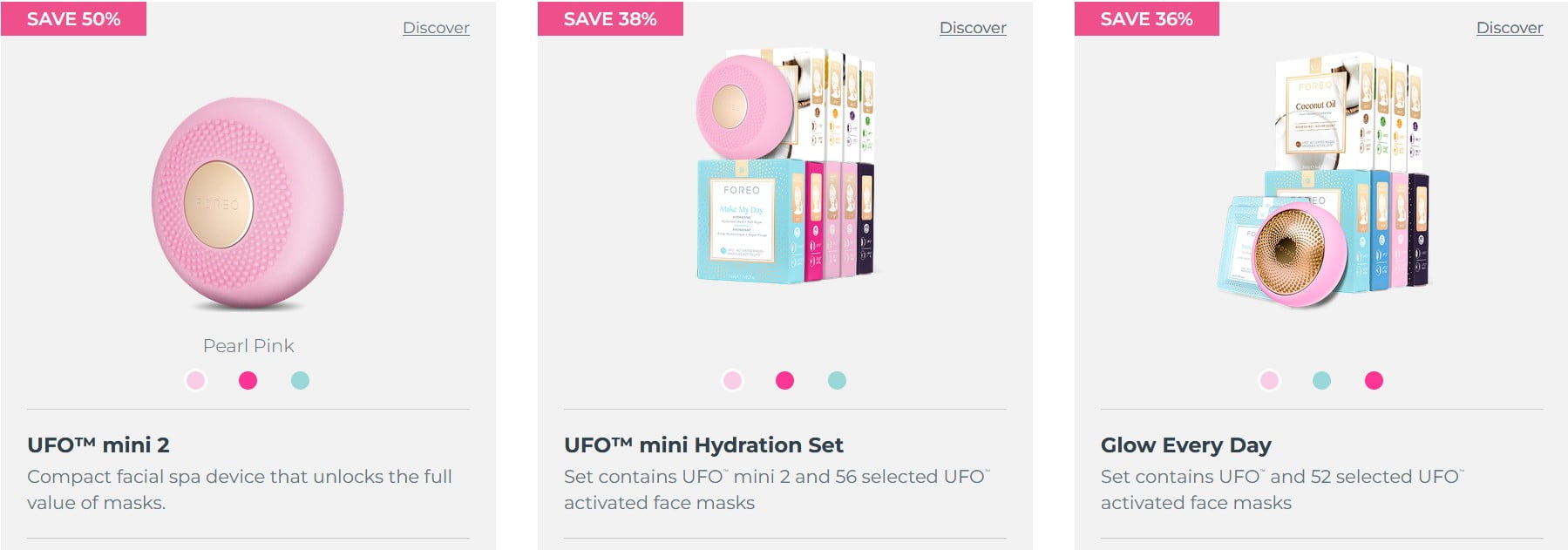 Up to 50% off + an extra 5% sitewide at Foreo