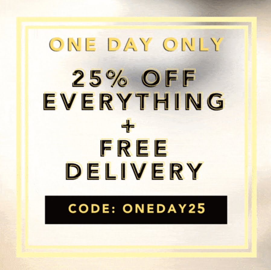 25% off sitewide + free delivery at Latest In Beauty