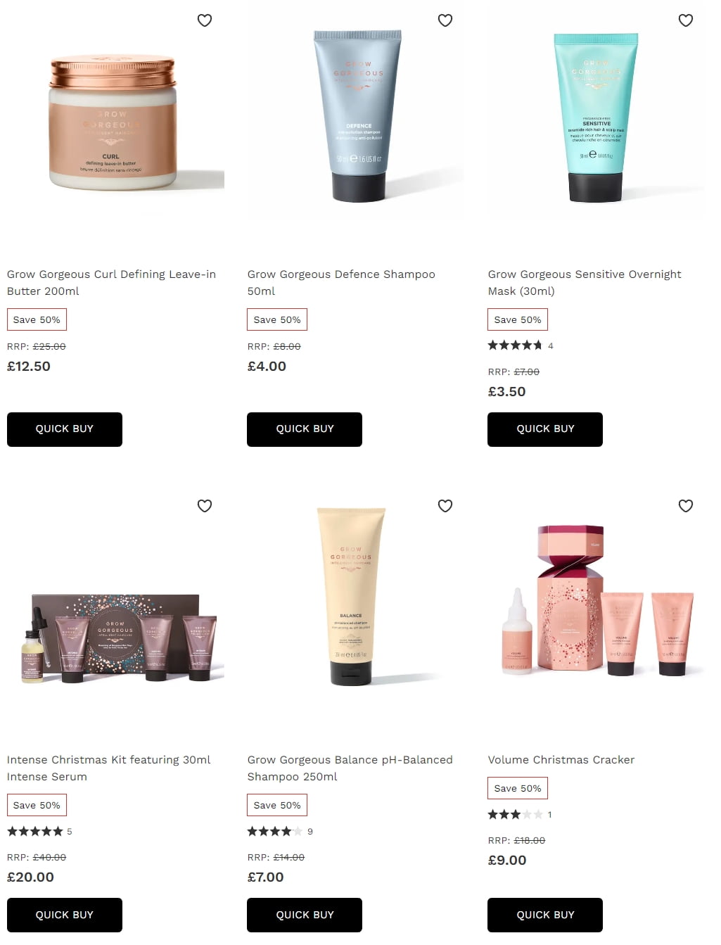Up to 50% off Grow Gorgeous at Lookfantastic