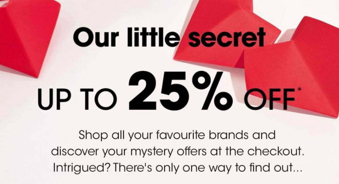 Up to 25% off selected at Sephora UK