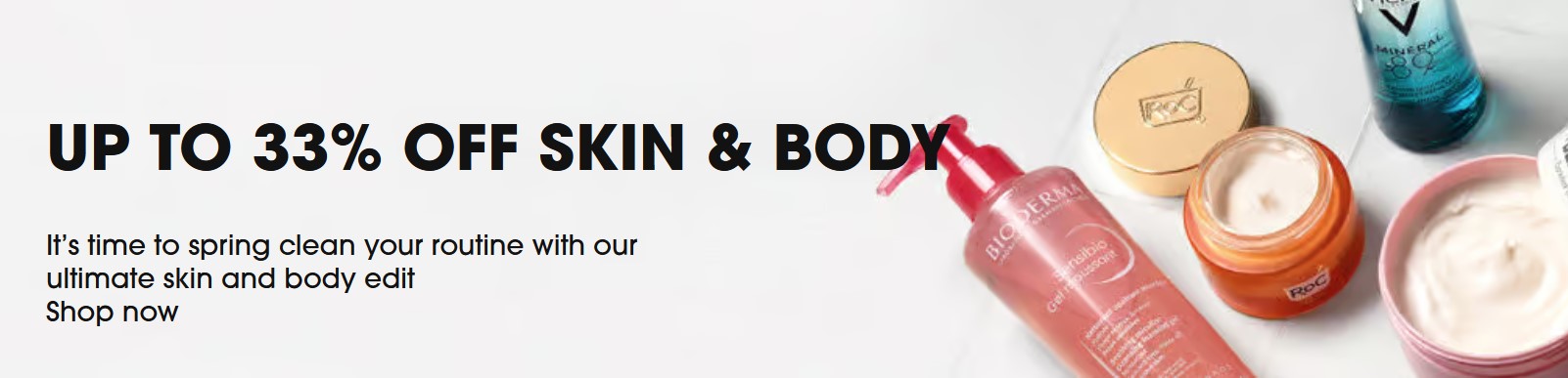 Skin & Body Event at Sephora UK: Up to 33% off