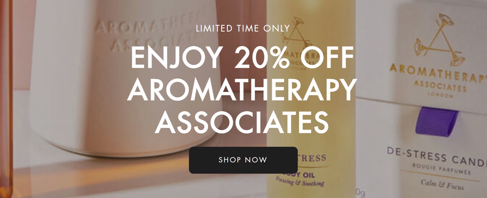 20% off Aromatherapy Associates at Space NK