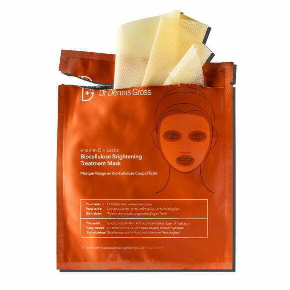 Dr. Dennis Gross Vitamin C + Lactic Biocellulose Brightening Treatment Mask