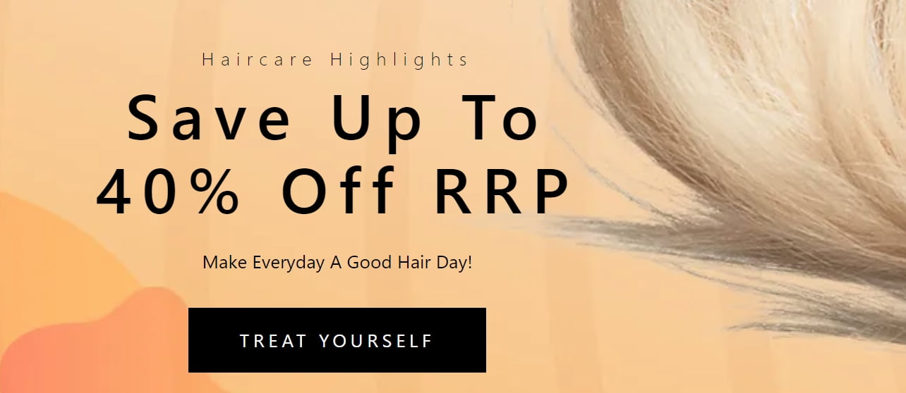 Big Haircare Event up to 40% off RRP at Allbeauty