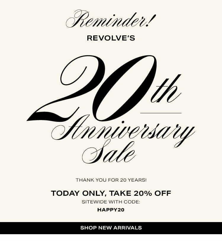 20% off sitewide at Revolve