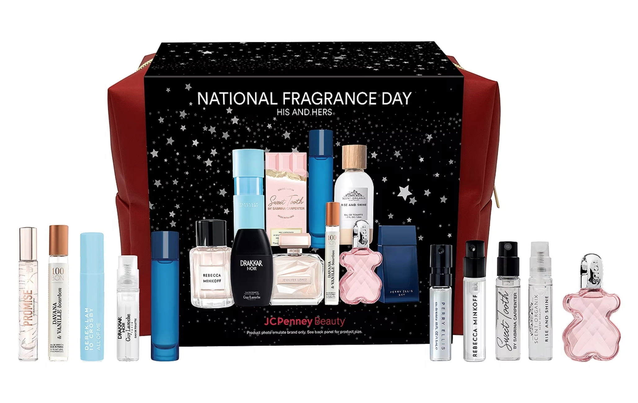 JCPenney Beauty National Fragrance Day 10-Pc Bag 2023