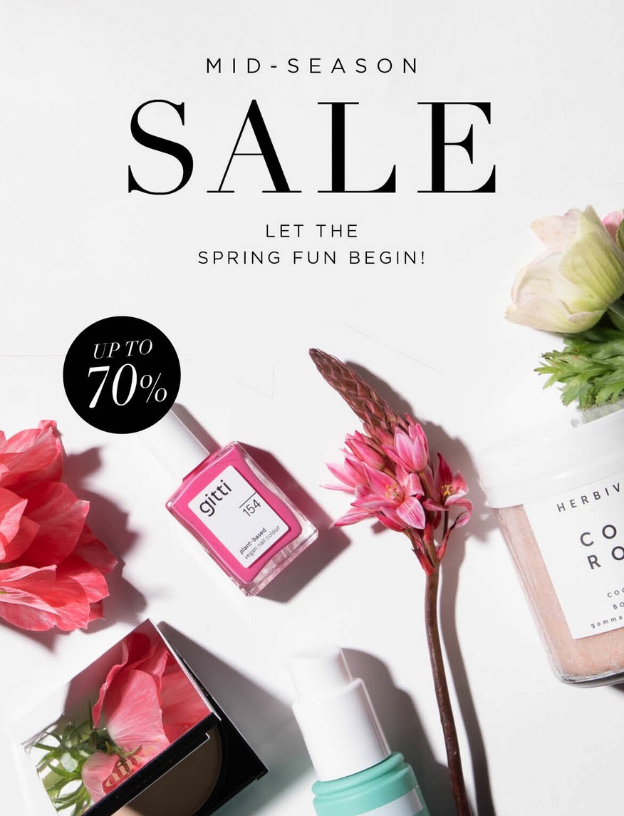 Up to 70% off sale at Niche Beauty
