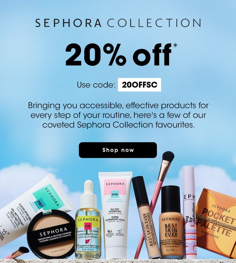 20% off Sephora Collection