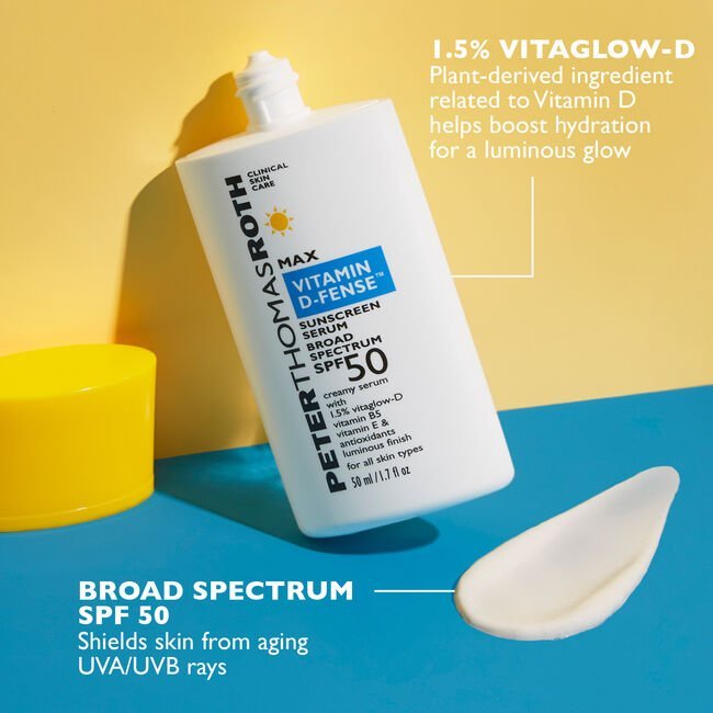 Peter Thomas Roth Max Vitamin D Fense Sunscreen Broad Spectrum SPF 50 Serum