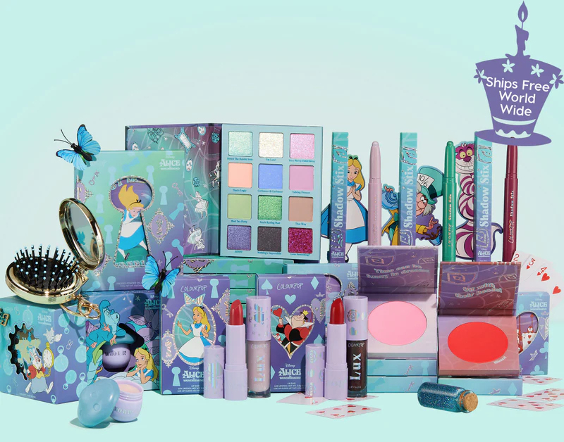 ColourPop Cosmetics has released the Disney Alice in Wonderland Collection