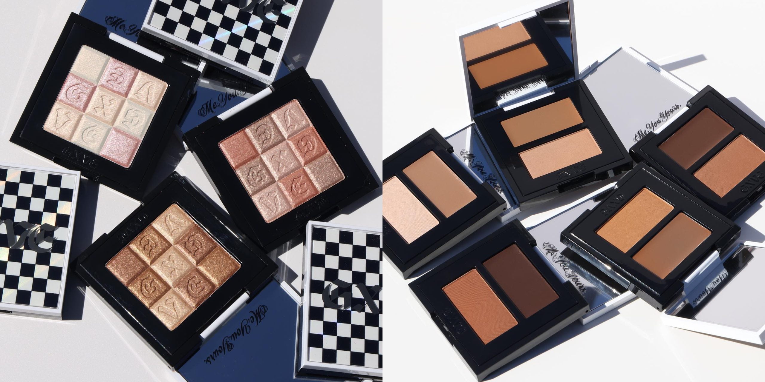 GXVE has announced new illuminating and contouring palettes