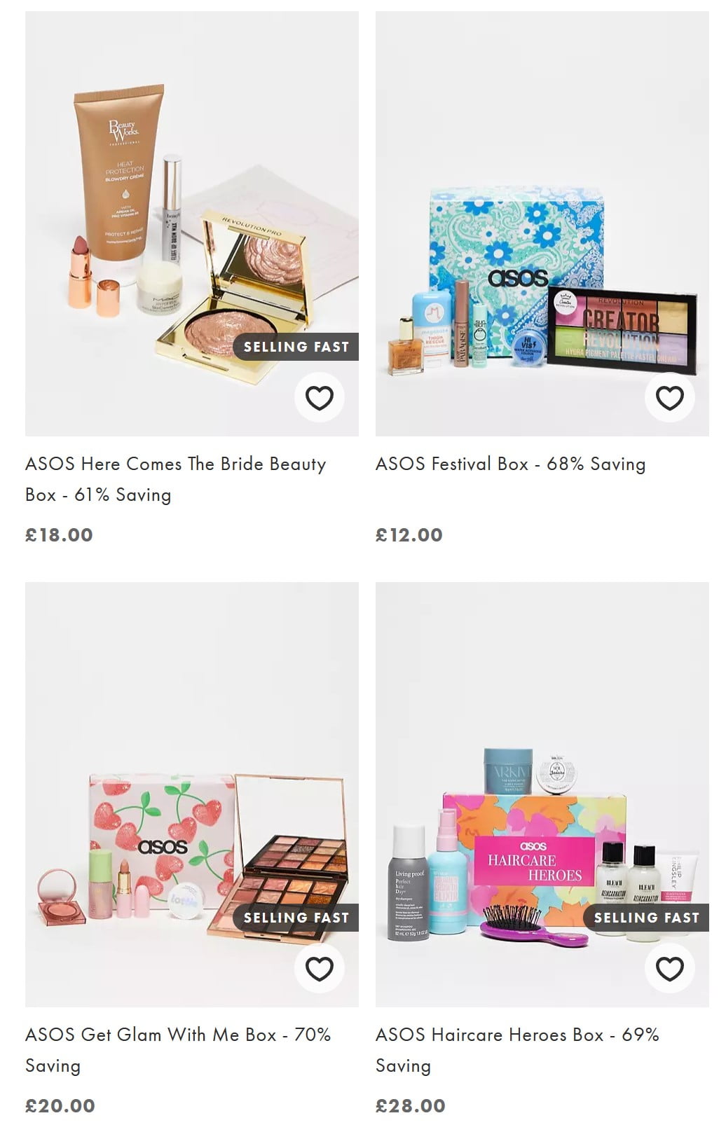 20% off ASOS Beauty Boxes