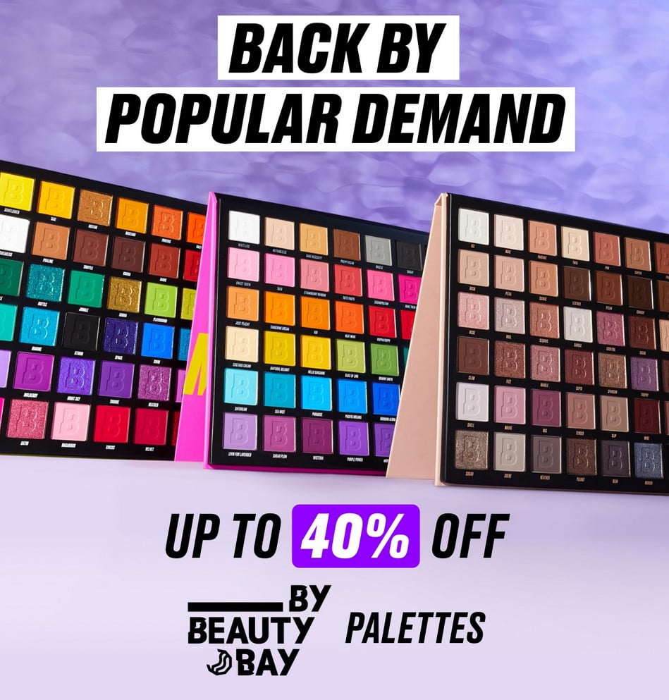 Up to 40% By BEAUTY BAY palettes