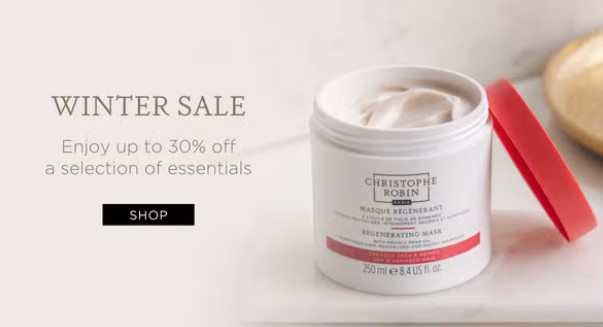 Up to 30% off Winter Sale at Christophe Robin