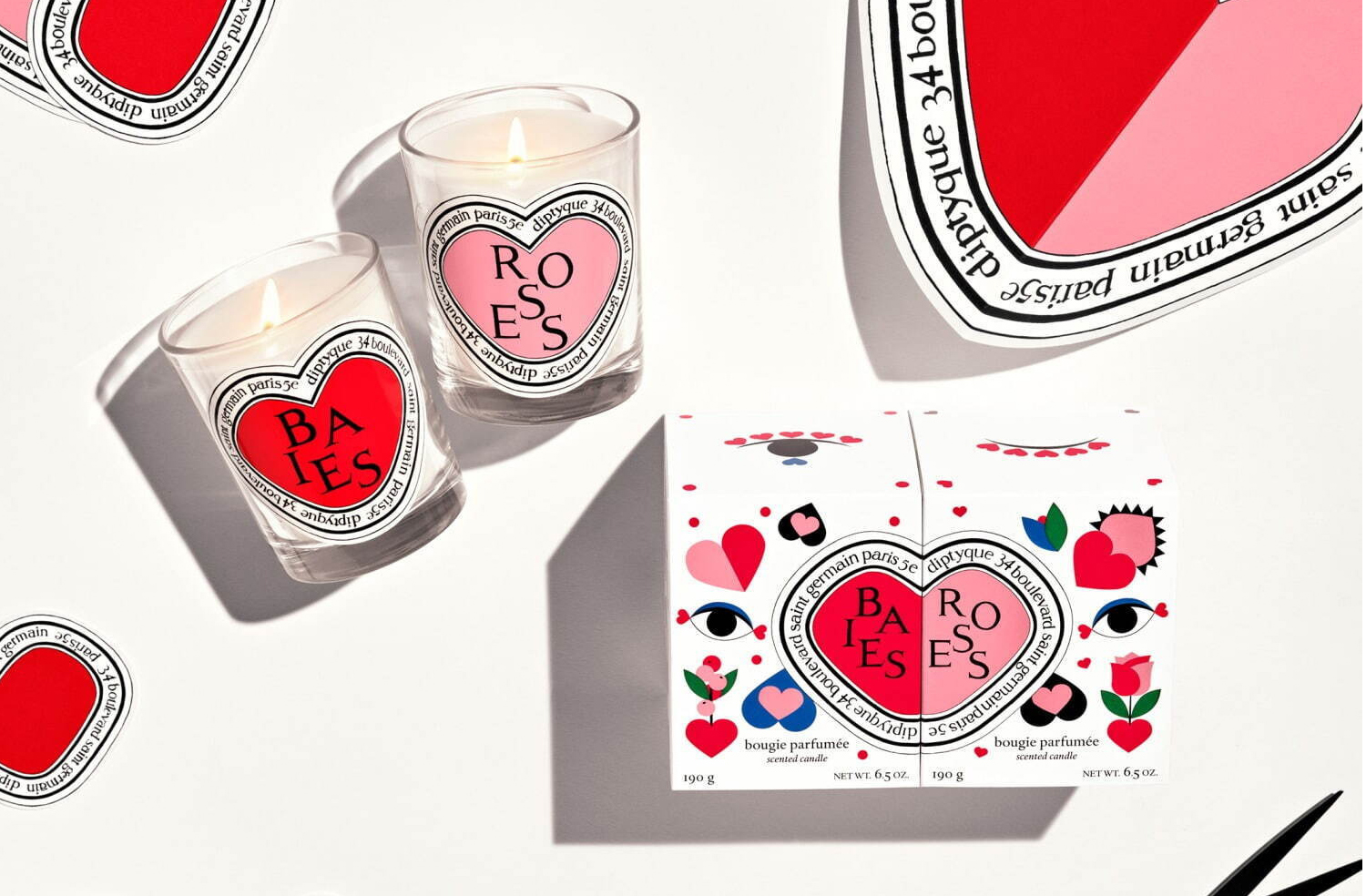 Valentine’s Day 2024 Baies & Roses Candle Duo