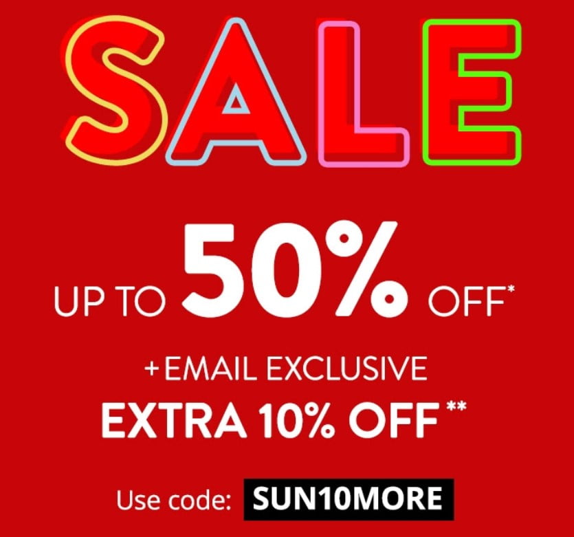 Extra 10% off summer sale at Feelunique EU