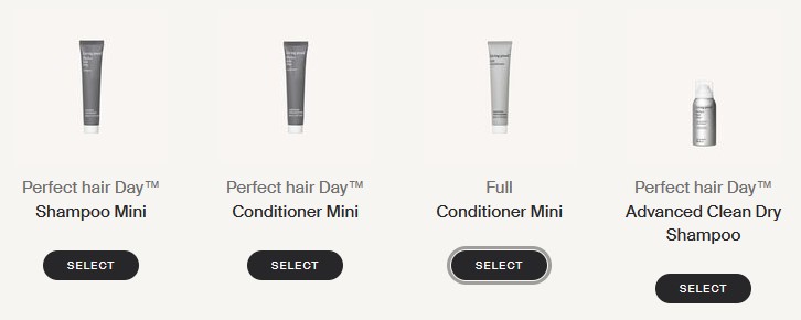 Three Free Minis when you spend £55 at Living Proof