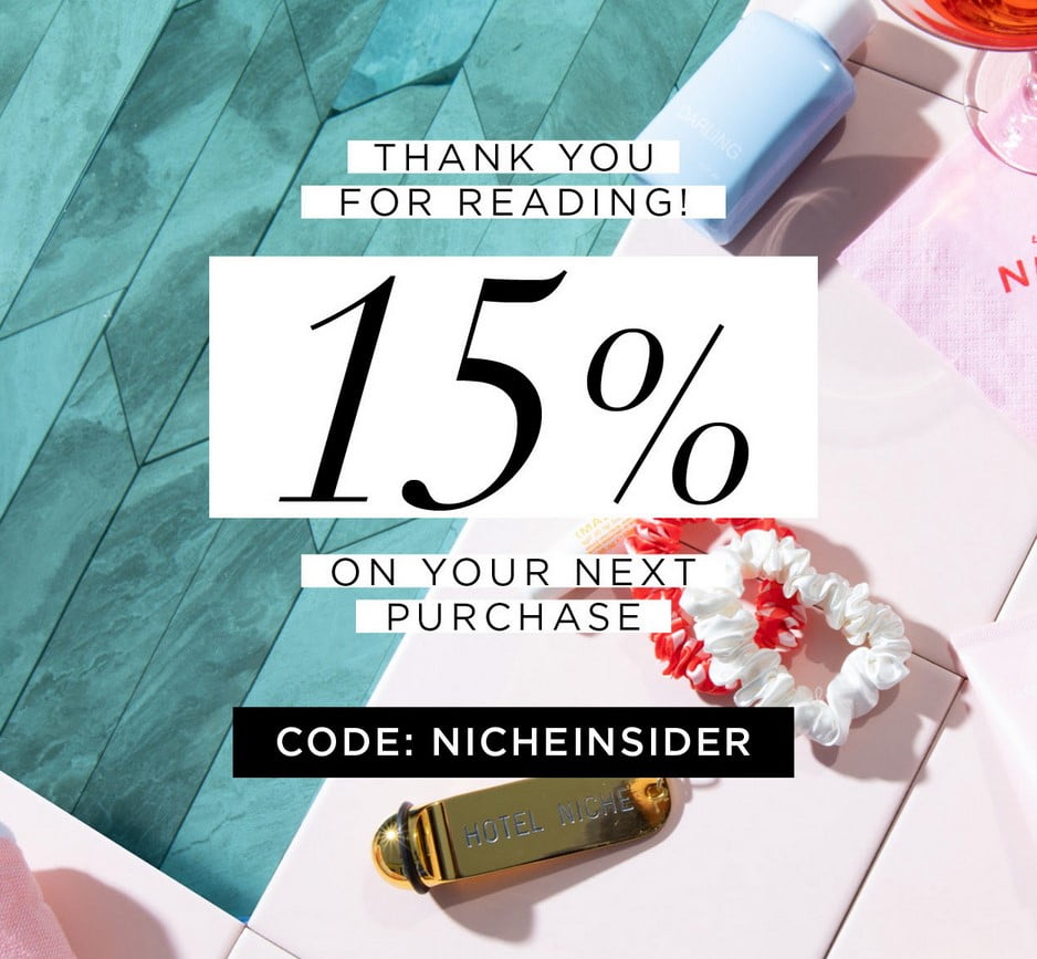 15% off sitewide at Niche Beauty 