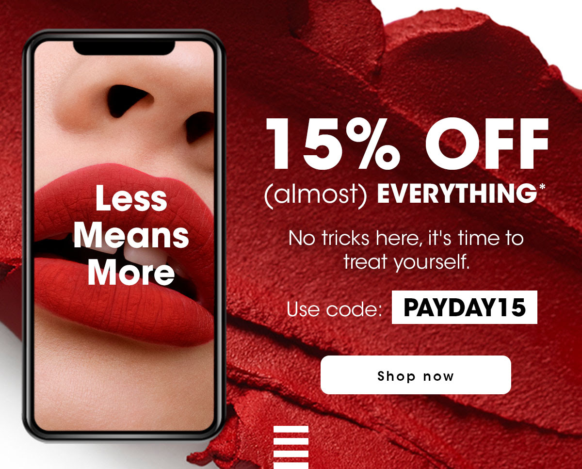 15% off sitewide at Sephora UK