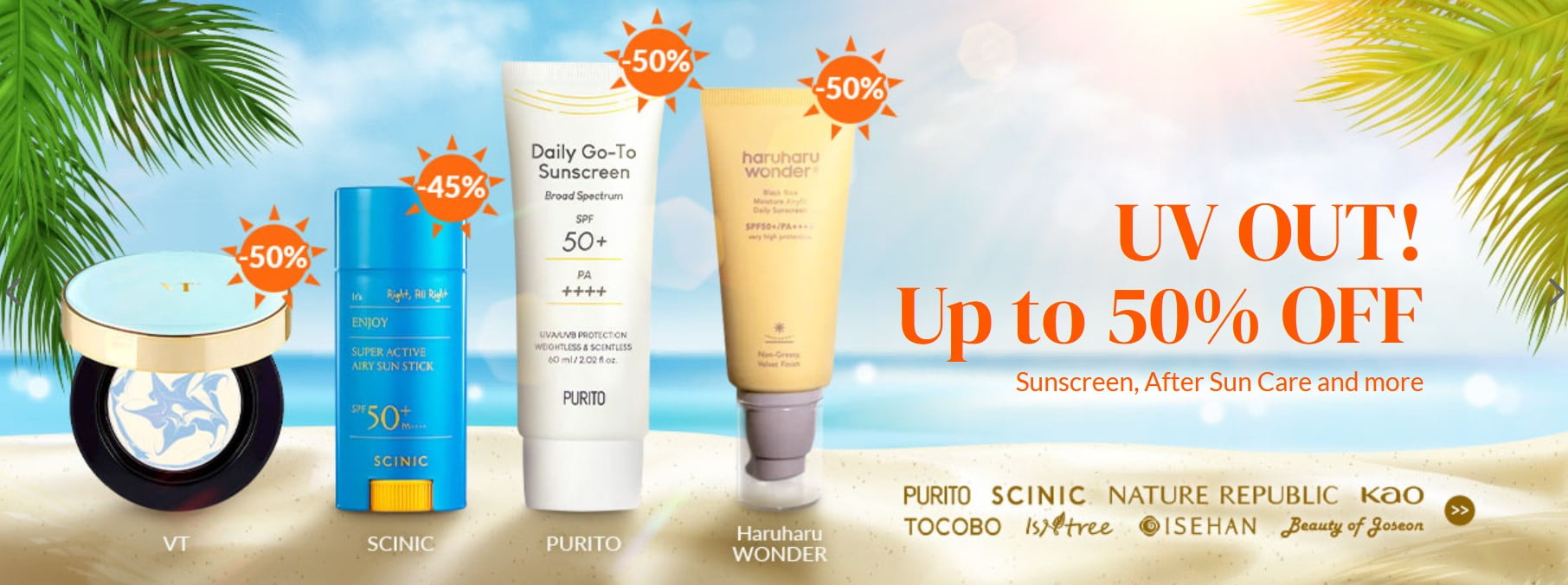 Up to 50% off Sun Care at YesStyle