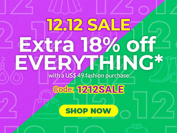 Extra 18% off everything with a $49 fashion purchase at Yesstyle