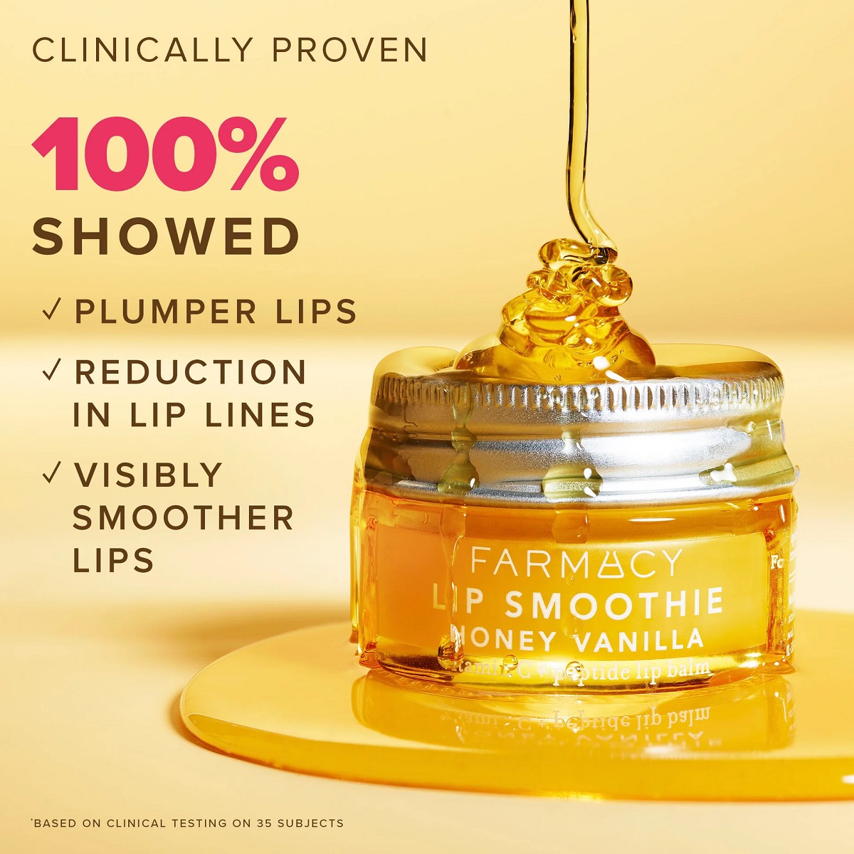 FARMACY Lip Smoothie Vitamin C + Peptide Lip Balm 10g - Honey Vanilla