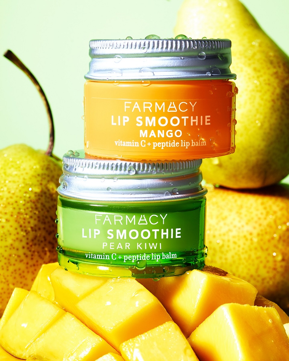 Farmacy Lip Smoothie Vitamin C + Peptide Lip Balm: Mango and Pear Kiwi