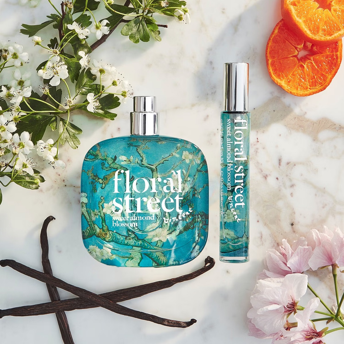 Floral Street Sweet Almond Blossom EDP Home and Away set