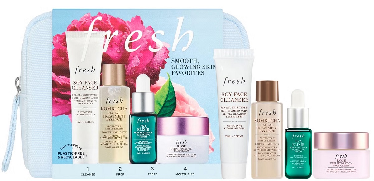 Fresh Smooth, Glowing Skin Favorites On-the-Go Set