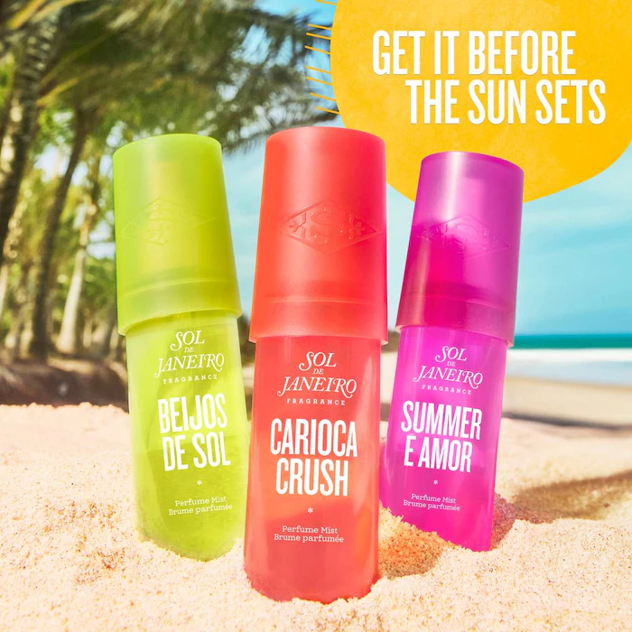 New limited edition sunshine-scented mists from Sol de Janeiro coming soon at Cult Beauty