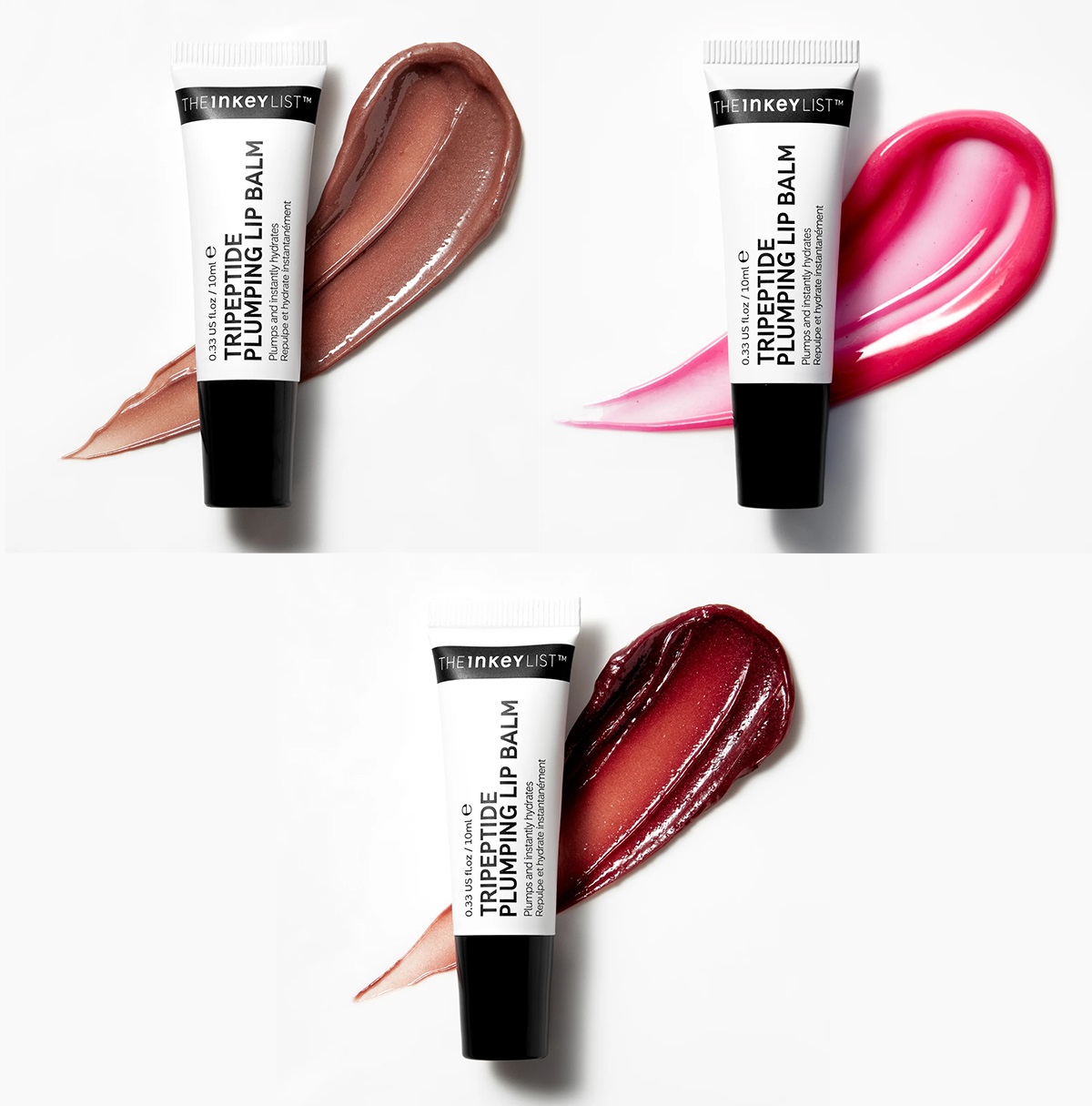 The INKEY List has annpunced new shades of the Tripeptide Plumping Lip Balm