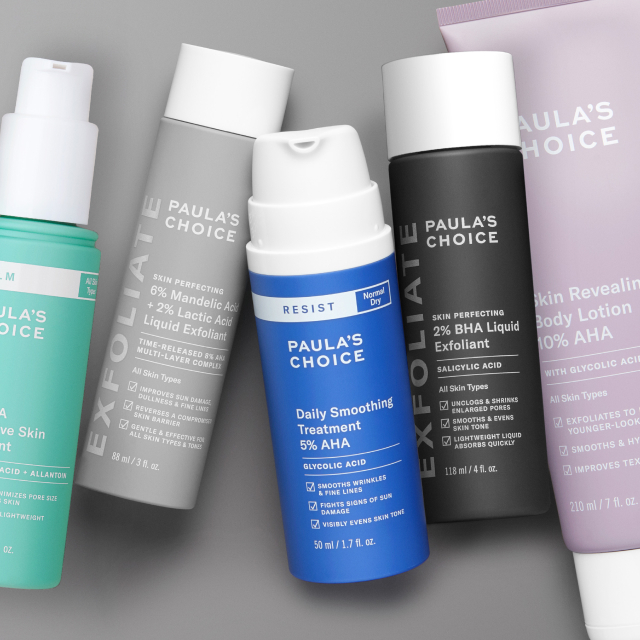 15% off all our exfoliants at Paula's Choice