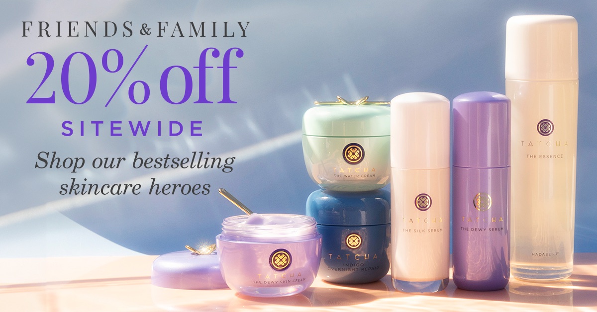 20% off sitewide at Tatcha