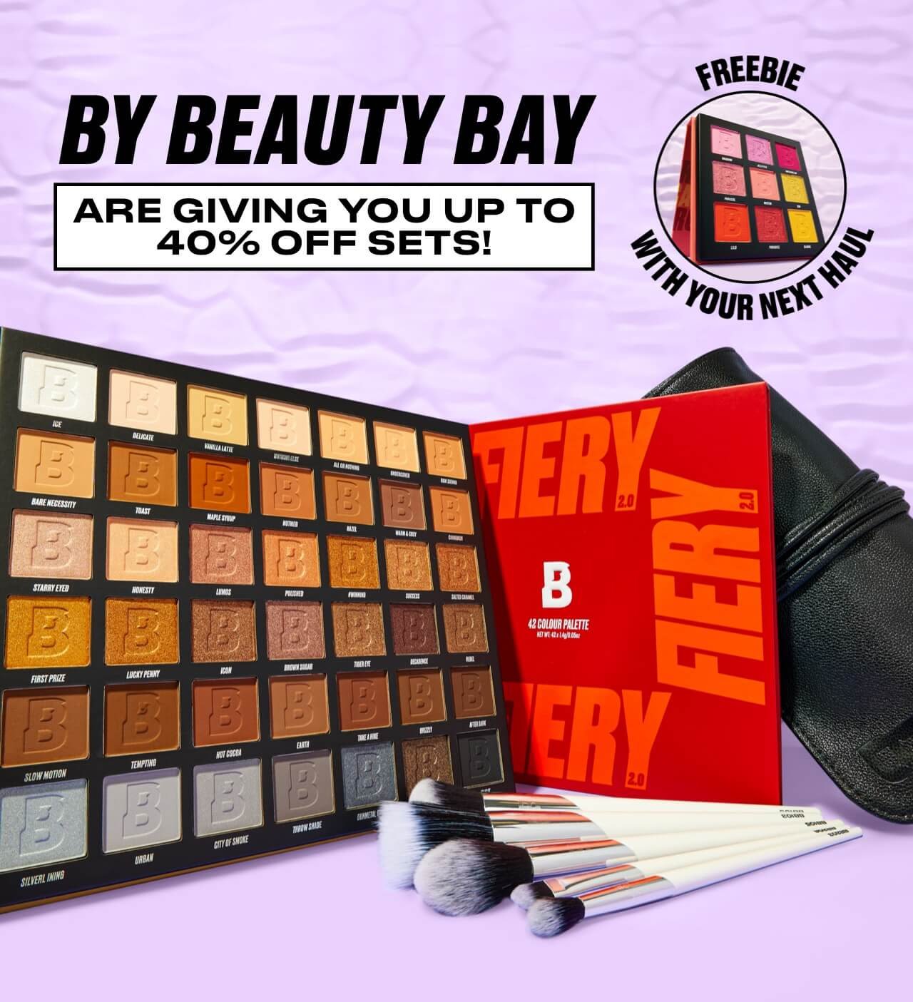 Up to 40% off Sets By BEAUTY BAY