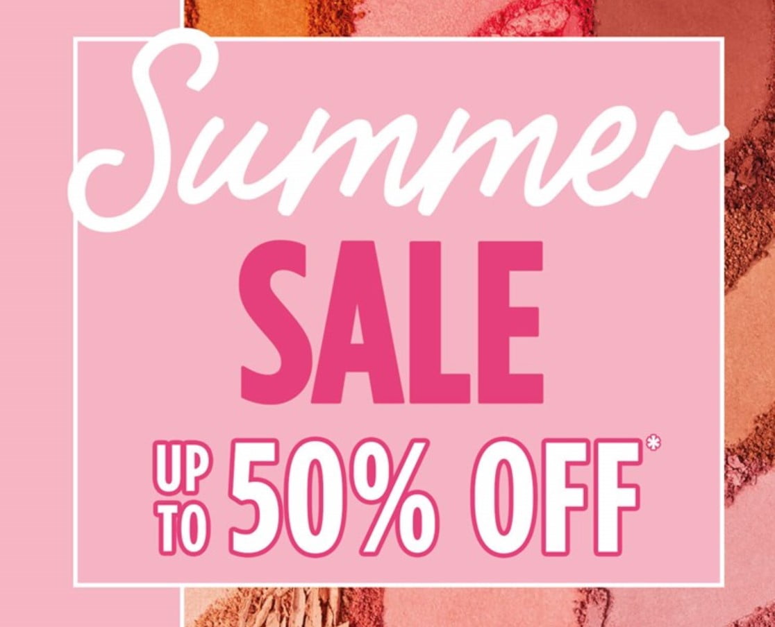 Up to 50% off sale at Benefit