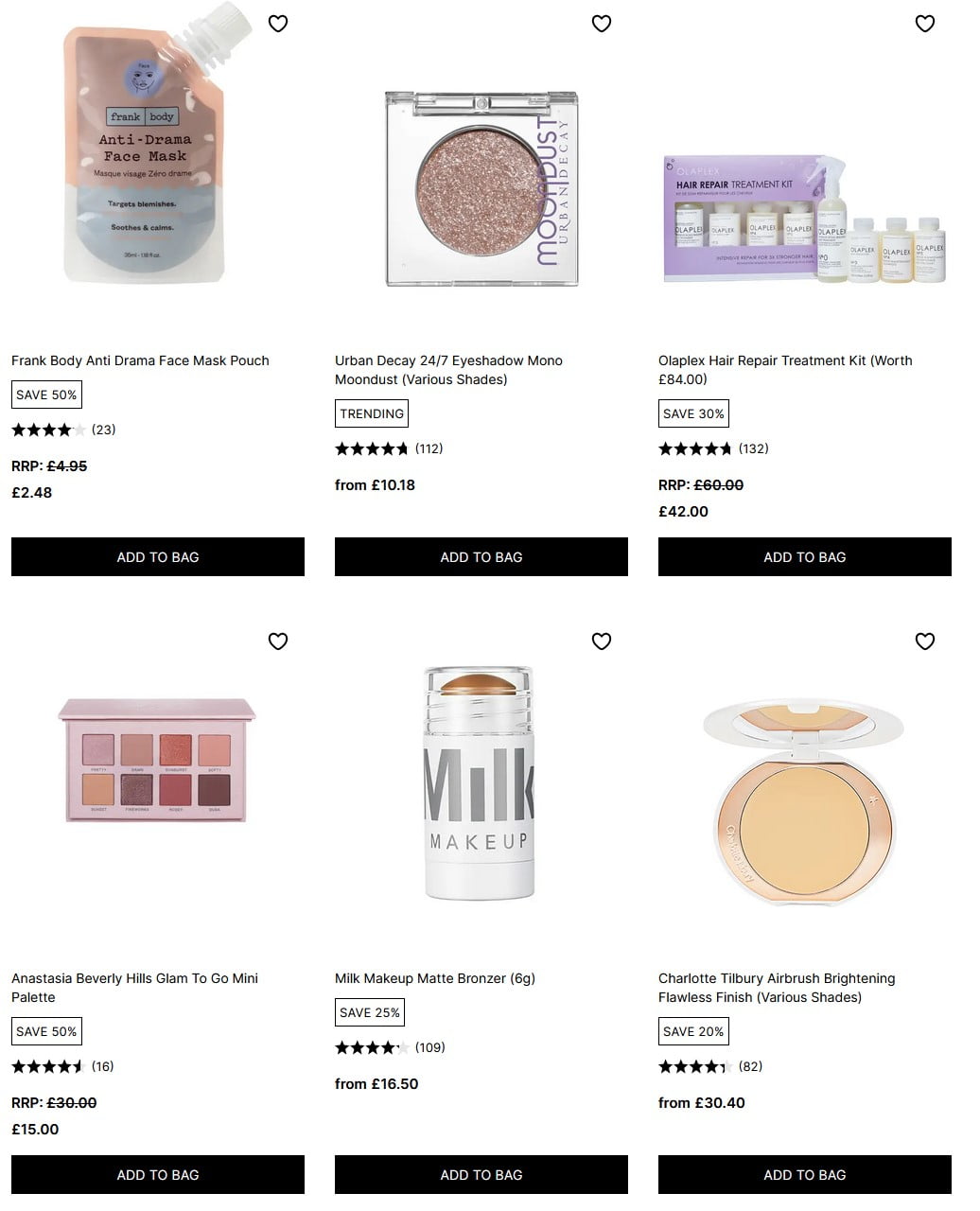 Get up to 40% off sale at Cult Beauty + an extra 10% off