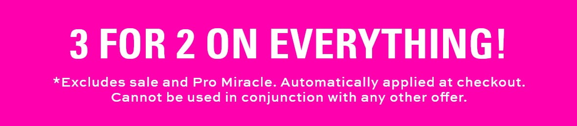 3 for 2 on everithing at Revolution Beauty