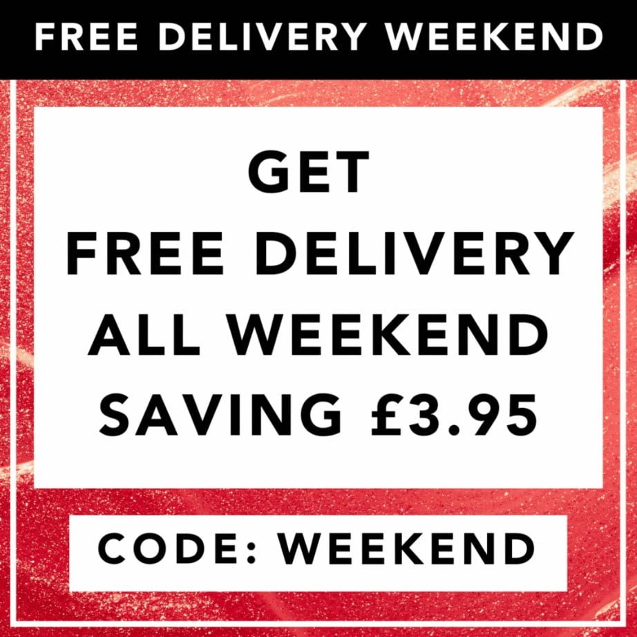 Free Delivery Weekend at Latest in Beauty