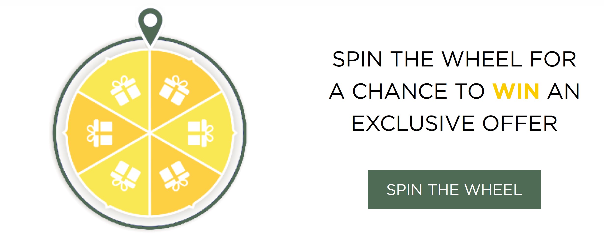 Spin the wheel for a chance to win an exclusive offer at L'Occitane