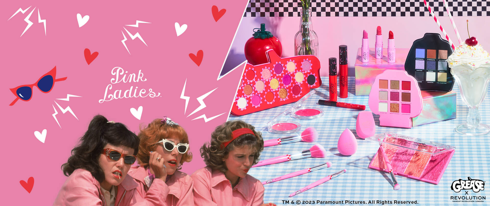 Grease x Makeup Revolution Collection