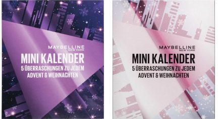 Maybelline Mini Advent Calendars 2023 Maybelline Mini Advent Calendars 2023