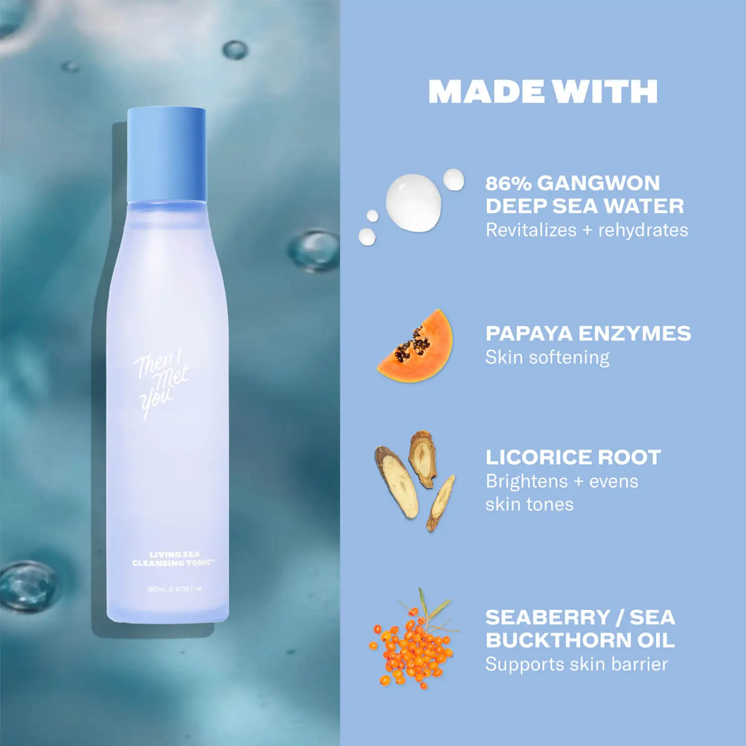 Then I Met You Living Sea Cleansing Tonic